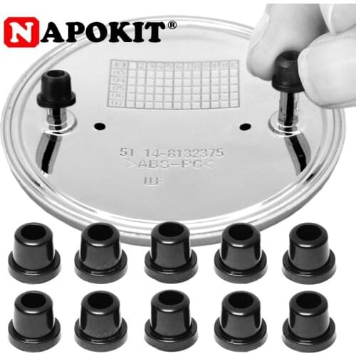 10Pcs Hood Logo Trunk Emblem Fastener Grommet For BMW 3 5 7 Series E32 E34 E36 E38 E39 E46 E53 E60 E65 E66 E90 M3 M5 511418074