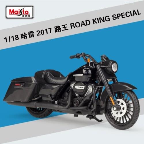 1:18 HL 50 Model ROAD KING SPECIAL Metal Diecast Model Motorcycle Collectibles
