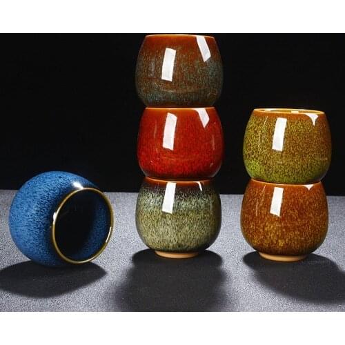 1pcs/3pcs China Ceramic Tea Cup White Porcelain Coffee Cups Pottery Personal Single Drinkware Wholesale Wine Mug Teacup For Home