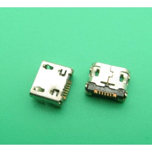 100pcs New mini micro USB Jack connector for samsung i9070 i9050 i699 i727 b9062 charger connector dock port plug