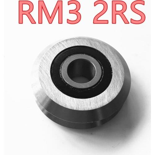 2019 Time-limited Ball Bearing Free Shipping Rm3 2rs / W3x 12x45.72x15.88mm V Wheeles W Groove Sealed Guide Bearing 2pcs/lot