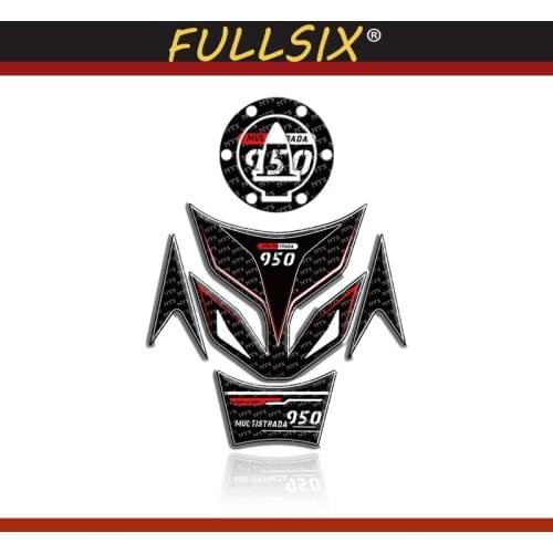 3D Gas Cap Tank Pad protection Full set mature appliqueSticker Decal for DUCATI Multistra 950