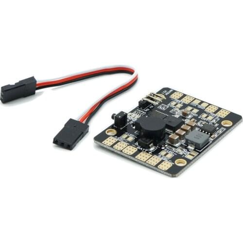 Drone Accessories Diy Rc Bec 5v12V Micro Bec Voltage Regulator Power Hub Racing Drone Esc Power Distribution Board Lipo Alarm