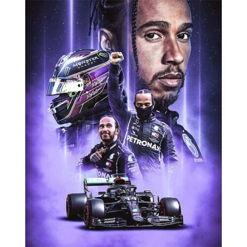 Diamond Painting Sports Full 5D DIY Square&Round Hamilton Racer Embroidery Mosaic Cross Stitch Home Decor Hanging Painting