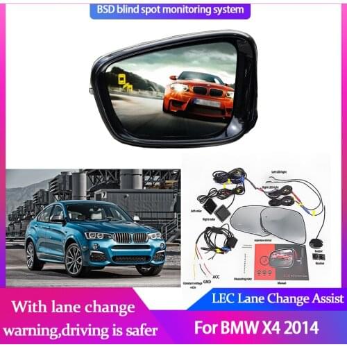 Car BSA BSM BSD for BMW X4 2014 Blind Spot Radar Detection System Microwave Sensor Change Lane Driving Reversing Radar Sensor
