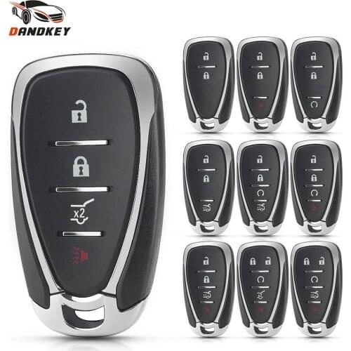 Dandkey For Chevrolet Camaro Equinox Cruze Malibu Spark 2/3/4/5 Button Remote Car Key Shell 2016 2017 2018 Smart Key Fob Styling
