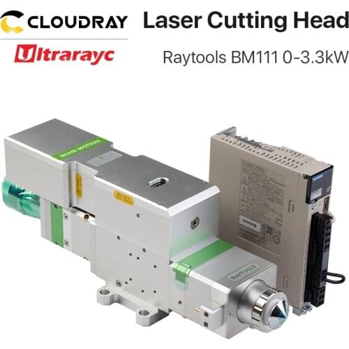 Ultrarayc BM111 Raytools Fiber Laser Cutting Head 0-3300W Auto Focusing D30 Lens for Metal Cutter Machine