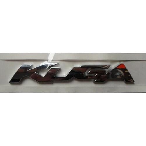 " KUGA " Chrome ABS Car Trunk Rear Number Letters Badge Emblem Decal Sticker for Ford Kuga