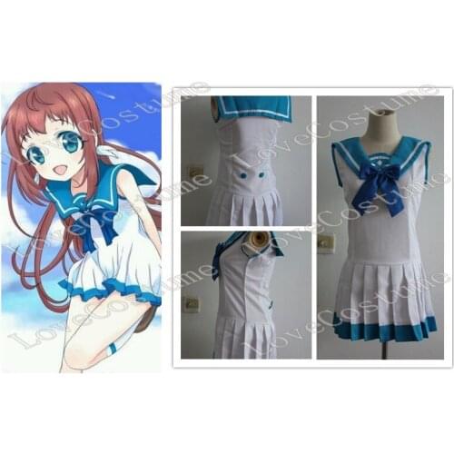 Nagi no Asukara Manaka Mukaido Cosplay Costume Tailor made