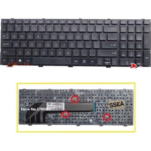 SSEA New laptop US Keyboard For HP ProBook 4540 4540S 4545 4545S Keyboard with Frame 639396-3181