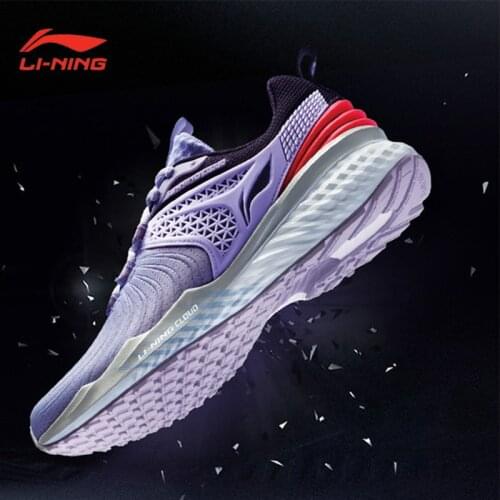 Li-Ning Women LN CLOUD 2019 V2 Cushion Running Shoes TPU Support Ultra Shell LiNing Bounce Sport Shoes Sneakers ARHP008 SJFM19