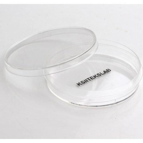 KSIITEKSLAB Petri Dish with Lid, 100 mm/15 mm, 10/Pack
