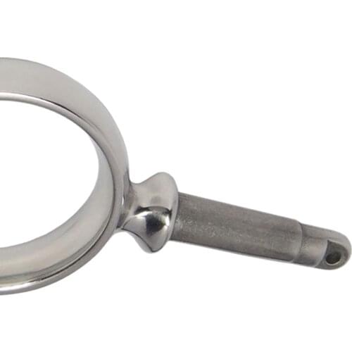 Boat Kayak 316 Stainless Steel 2-1/4" Round Oarlock With 1/2" X 2" Shaft