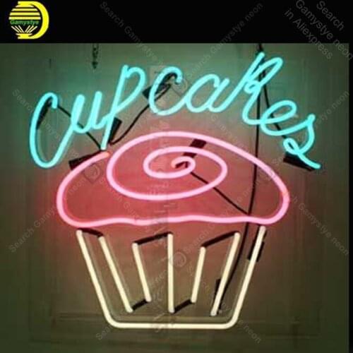 Cupcakes Neon Sign Baker Neon Bulbs sign Iconic Beer Bar Pub Club light Lamps Sign shop display advertise enseigne lumine