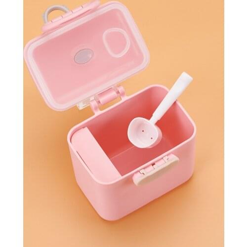New Baby Milk Powder Portable Baby Food Storage Box Moisture-proof Essential Cereal Infant Milk Powder Snacks Cup Container