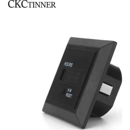 HM-1R Hour Meter Marine Boat Motorcycle Digital Display Hour Meter High Accuracy Timer Counter 100-240VAC 50/60HZ