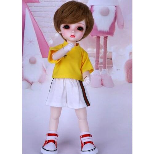 1/6 scale BJD doll cute kid BJD/SD Resin figure doll DIY Model Toy gift. full set with Clothes,shoes,wig A0268Potato YOSD