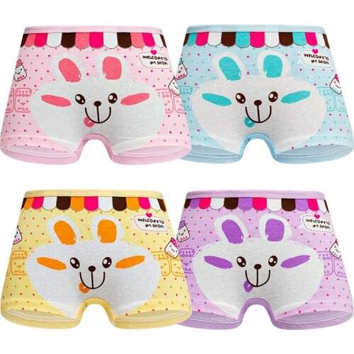 HPBBKD 10pcs/lot Girls Underwear kids panties girls' briefs female childs underwear Girl cartoon panties underpants GU027