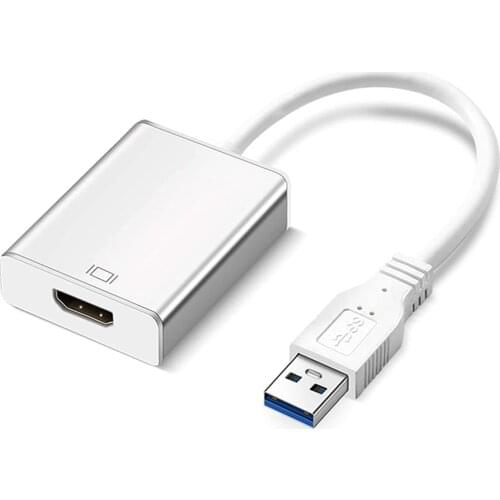 USB 3.0 To Hdmi-compatible With Audio Cable Hdmi-compatible Splitter Converter Digital Analog Hd 1080p For Pc Laptop Tablet