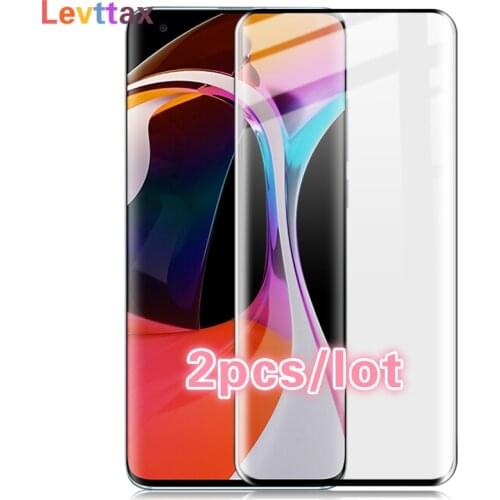 2Pcs/Lot 3D Curved Transparent Screen Protector For Xiaomi mi 10pro Note 10 Mi CC9 Pro Full Cover Tempered Glass Protective Film
