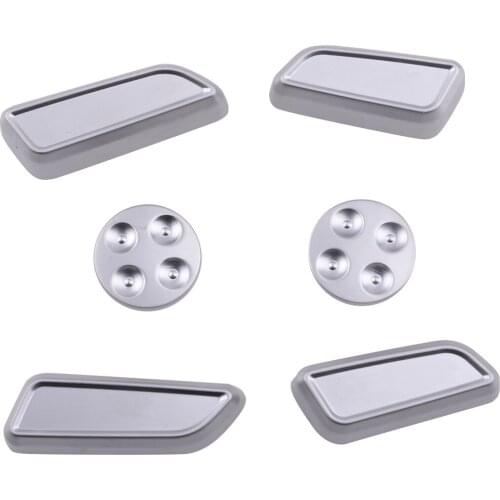 6pcs/Set Car Seat Adjust Knob Switch Button Decorative Cover Trim Fit for Tesla Model 3 Y Styling