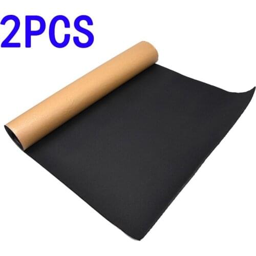 Interior Decor Accessory Replacement Soundproof Foam Car Deadener Heat Insulation 2kpa Waterproof 2pcs Practical New Useful