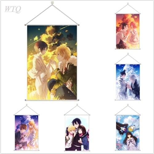 Anime Posters Noragami Yato Yukine Iki Hiyori Canvas Painting Wall Poster Canvas Painting Wall Decor Wall Art Picture Home Decor