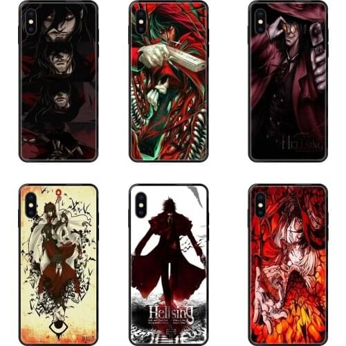 Comic Hellsing A Horrible Man Black Soft TPU Cartoon Pattern Phone Case For Huawei Honor 20 20I 20S 10 10I 6A 7A 7X 8C 8X 9 9A