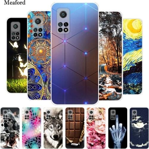 For Coque Xiaomi Mi 10T Pro Case Painting Silicone TPU Soft Back Cover Phone Cases For Xiaomi Mi 10T Case Bumper Mi10T 10 T Pro