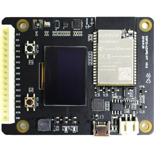 ESP32-Azure IoT Kit core development board OLED display wifi function 5 sensor data acquisition