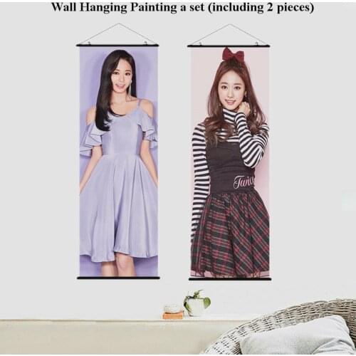 Kpop Lim Na Yeon Mina Tzuyu Hanging Wall Scroll Painting 50cmx150cm girl korea Momo Sana Kim DaHyun wall poster painting