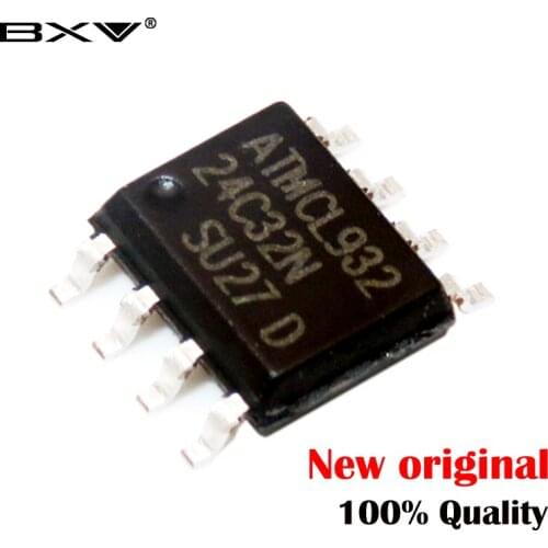 10PCS AT24C32 24C32 SOP8 24C32N SOP 24C32AN SOP-8 SMD New and Original IC Chipset Voltage Regulator Computer