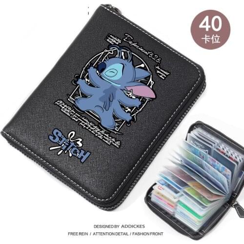 Original Stitch Stitch Cartoon Anime Personality Creative Trend Large-capacity Multifunctional Card Holder Men And Women Youth