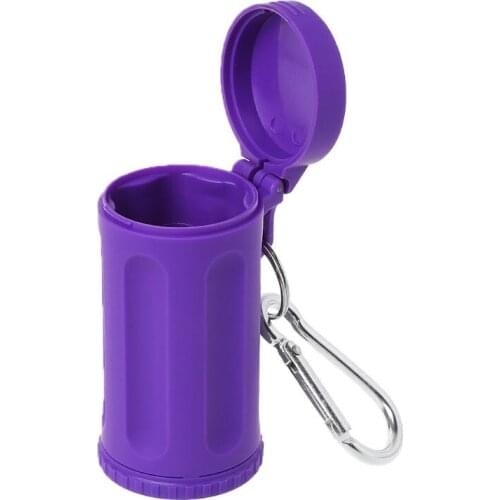 Portable Mini Pocket Lid Ashtray Windproof Key-chain Outdoor Smoking Accessories