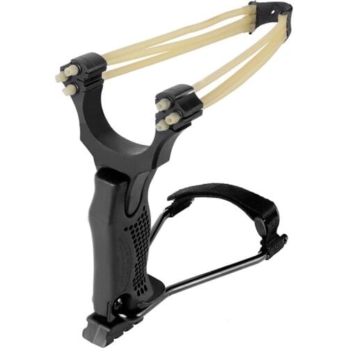 Professional Slingshot Rifle Rocket Hunting Slingshots with Heavy Duty High Elastic Rubber Band Hunting Sling Shot