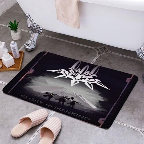 Glory to Mankind Cheaper Anti-slip Modern Area Rugs Living Room Balcony Bathroom Printed Carpet Doormat Hallway Bath Mat