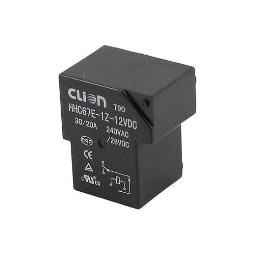 DC 12V Coil SPDT PCB Mount Electromagnetic Power Relays JQX-15F