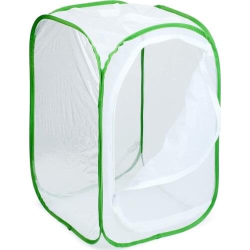 Collapsible Insect Mesh Cage Butterfly Habitat Light-transmitting Insect Breeding Cages Portable Terrarium Pop Up Butterfly Cage