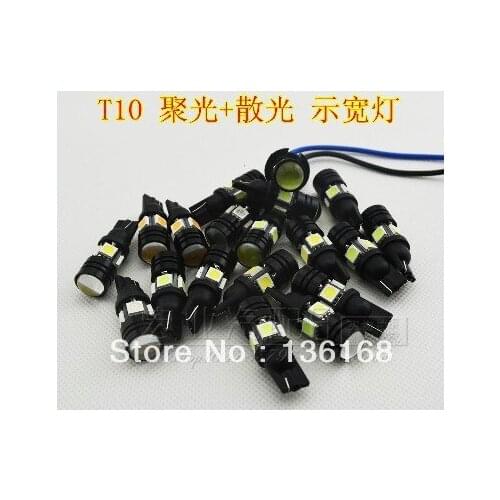 T10 12V Light 168 194 2825 W5W 5W indicator light lens
