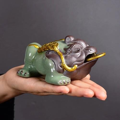 NEWYEARNEW Mascot of Tea Pet Tea Accessories Home Decoration Gift Luck Home Furnishing Articles Teaware