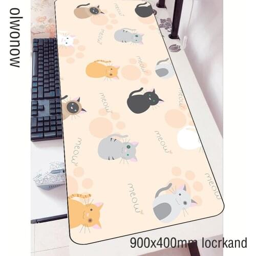 Funny Cat Direct Selling Painting Gaming Speed Mousepad hot sales Rubber Anti-slip Optical Mouse Pad Big promotion For Russia