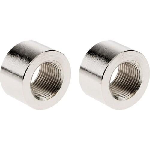 2Pcs O2 Oxygen Sensor Stepped Recessed Nut Bung M18X1.5 Thread