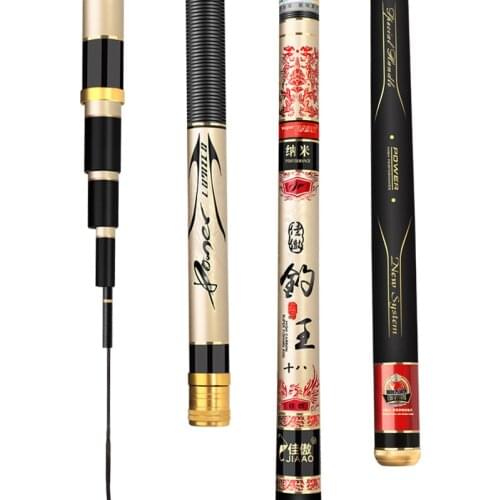 3.6-7.2M Taiwan Wedkarstwo Rod Hand Stick Carbon Telescopic Fishing Olta Carp Feeder Fishing Canne Peche a La Carpe Spinning Rod
