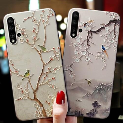 3D Relief Phone Case For Samsung M32 case Floral Silicon Cover For Samsung Galaxy A22 5G 4G S21 FE M42 5G M21S Case Fundas Coque