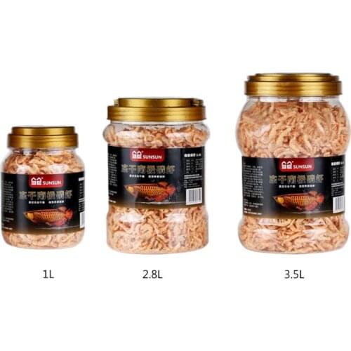 Aquarium Tropical Fish Foods Turtle Arowana Feeding Freeze Dried Shrimp Healthy Dropshipping