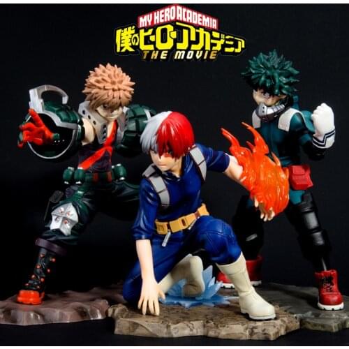 My Hero Academia Anime Doll Midoriya Izuku Bakugo Katsuki Todoroki Shoto 1/8 S Kae Pvc Ac Chion Actionable Collectible Model