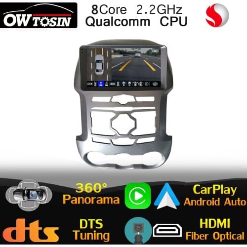 Qualcomm 8Core Android Car Multimedia For Ford Ranger XLT F250 2011-2016 Radio GPS 4G LTE DTS HIFI CarPlay Auto DSP Optical HDMI