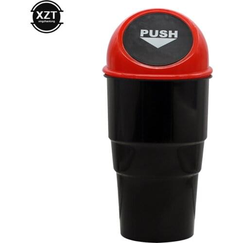 Car Trash Can Organizer Garbage Holder Automobiles Storage Bag Accessories Auto Door Seat Back Visor Trash Bin Paper Dustbin