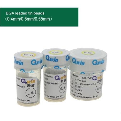 BGA repair tin bead computer motherboard repair chip production welding solder ball diameter0.45mm 0.5mm 0.55mm