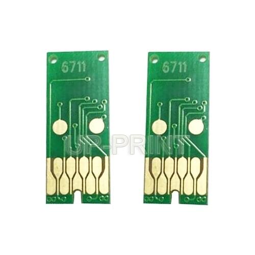 UP 20x T6711 Waste Maintenance Ink tank chip compatible for EPSON Pro WF3720 WF3725 WF7710 WF7720 WF 725 printer one time chip
